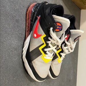Men's Tune Squad Sneakers - Black, White, Red, Yellow